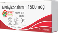 BEST CHOICE NUTRITION Methylcobalamin Vitamin B12 Tablets Supplement for Men & Women(30 Tablets)