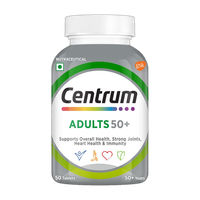 Centrum Adult 50+|Supports Overall Health|World's No.1 Multivitamin(50 Tablets)