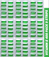 PHARMAZAIN LIFE SCIENCES Vitamin E capsule for Face Pimple Glowing Skin & hair care(90 No)