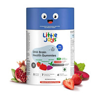 Little Joys DHA Brain Health Gummies (7-12 years) | Improves Sleep, Mood & Concentration(30 Tablets)