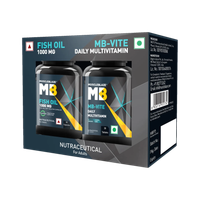 MUSCLEBLAZE MB-Vite Multivitamin & Omega 3 Fish Oil 1000mg Combo(2 x 30 Tablets)