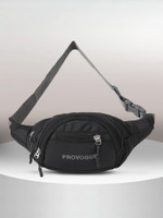 PROVOGUE Waterproof Fanny Pack Belt for Travelling WAIST BAG(Black)