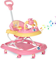 MeeMee Musical Activity Walker With Parent Rod(Pink)