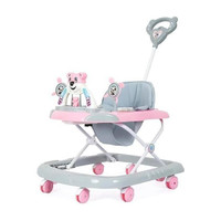 PANDA BABY PRODUCTS Musical Activity Walker With Parent Rod(Grey, Pink)