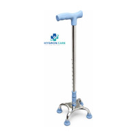 HYGRON SURGICALS LARGE BASE 4-Leg Walking Stick