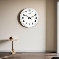 AJANTA Analog 32 cm X 32 cm Wall Clock(White, With Glass, Standard)