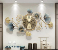 Funterest Analog 76.2 cm X 55.88 cm Wall Clock(Multicolor, Without Glass, Standard)
