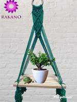 RAKANO MACARME Art Decor for Bedroom Living Room Nursery Party Decoration(Green)