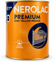 NEROLAC PREMIUM ZINC YELLOW METAL PRIMER YELLOW Enamel Wall Paint(500 ml)