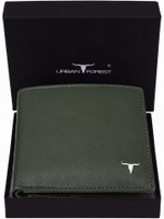 URBAN FOREST Men Casual, Formal Green Genuine Leather Wallet(8 Card Slots)
