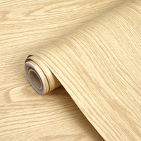 HAPPYMATES 121 cm x 60 cm Waterproof Decorative Vinyl Wallpaper(Brown)