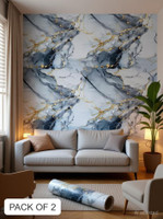 Peijinsart 200 cm x 60 cm Waterproof Decorative Vinyl Wallpaper(Multicolor, Pack of 2)