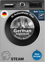 BOSCH 9 kg Fully Automatic Front Load Washing Machine with In-built Heater Silver(WGA2420SIN)