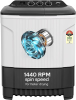 Godrej 7.5 kg 5 Star With Rain Shower Spin Washing Machine Semi Automatic Top Load Grey, White(WS EDGE CLS 75 5.0 PN2 GPGR)