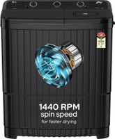 Godrej 7 kg Tri- Roto Pulsator, Spin Shower, Drying at 1400 RPM Speed, Semi Automatic Top Load Washing Machine Grey(WSEDGE NEO 70 5.0 PB3 SLGR)