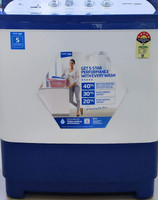 Voltas Beko 8 kg Semi Automatic Top Load with In-built Heater White(WTT80DBLG/FLRS5)