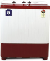 Lloyd by Havells 6.5 kg 1300 RPM, 2 Wash Programs, Magic Filter Semi Automatic Top Load Washing Machine Red(GLWS655PUKRD)