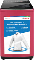 BOSCH 8 kg Fully Automatic Top Load Washing Machine Black, Red(WOE802F7IN)