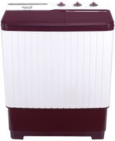 InnoQ 7.5 kg Tubo Wash Technology with Jet Dryer Semi Automatic Top Load Maroon, White(IQ-Turbo-P)