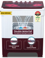 Voltas Beko by A Tata Product 8.5 kg 5 Star Semi Automatic Top Load Washing Machine Multicolor(WTT85UAA/WNSSWH5GFD)