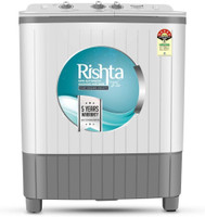 Summercool 7.5 kg Semi Automatic Top Load Washing Machine White, Grey(Rishta_7.5KG)