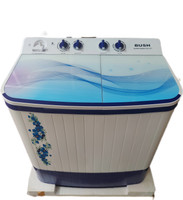BUSH 8.5 kg Semi Automatic Top Load Blue(WM8.5Tglass)