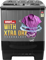 ONIDA 8 kg 5 star Hexafin Pulsator Inbuilt Basket 1450 RPM Semi Automatic Top Load Washing Machine Grey(SMARTCARE 80SBXG/S80SBXG)