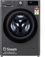 LG 9 kg 5 Star with AI Direct Drive, 6 Motion, Inverter Direct Drive, Steam and Wi-Fi Enabled Fully Automatic Fully Automatic Front Load Washing Machine with In-built Heater Black(FHP1209Z5M)