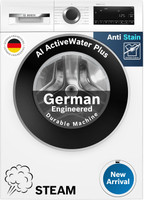 BOSCH 9 kg Fully Automatic Front Load Washing Machine with In-built Heater White(WGA14200IN)