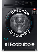 Samsung 12 kg Fully Automatic Front Load Washing Machine with In-built Heater Black, Grey(WW12DG5B24ABTL)