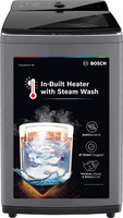 BOSCH 8 kg Fully Automatic Top Load Washing Machine with In-built Heater Black, Grey(WOI805B7IN)