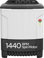 Godrej 7.5 kg 5 Star With Rain Shower Spin Washing Machine Semi Automatic Top Load Grey, White(WS EDGE CLS 75 5.0 PN2 GPGR)