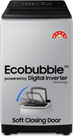 Samsung 8 kg 5 star, Ecobubble, Soft Closing Door, Digital Inverter Fully Automatic Top Load Washing Machine Grey(WA80BG4441BGTL,WA80BG4441BG)