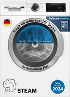 BOSCH 9 kg Fully Automatic Front Load Washing Machine with In-built Heater White(WGA14200IN)