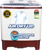 Billion 6.5 kg 5 Star rating Semi Automatic Top Load Washing Machine White,