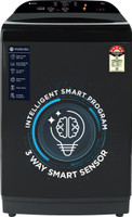 MOTOROLA 9 kg 5 Star, Intelligent Smart Programs Fully Automatic Top Load Washing Machine Grey, Black(MTTL905NNNHG)