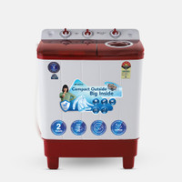 Sansui 7 kg Semi Automatic Top Load Washing Machine Red(JSC70S-BFR)