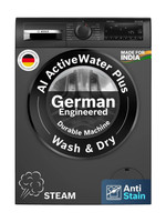 BOSCH 9 kg Fully Automatic Front Load Washing Machine with In-built Heater Grey(WGA1420TIN)