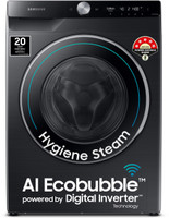 Samsung 11 kg Fully Automatic Front Load Washing Machine with In-built Heater Black(WW11CG604DLBTL)