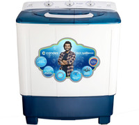 Candes 7.8 kg 5 Star Semi Automatic Top Load Blue, White(CTPL78PL1SWM)