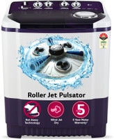 LG 8.5 kg White Roller Jet Pulsator, Soak and Dual Magic Filter and Magic Wheels Semi Automatic Top Load Washing Machine Purple, White(P8535SPMZ)