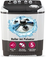 LG 8 kg 5 Star with Roller Jet Pulsator with Soak, Wind Jet Dry and Rat Away, 6 Kg (Spin Tub Capacity), Semi Automatic Top Load Washing Machine Multicolor(P8030SGAZ)