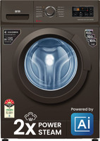 IFB 8 kg 5 Star AI Powered, 4 years Comprehensive Warranty with 2X Power Steam Fully Automatic Front Load Washing Machine with In-built Heater Brown(Senator Neo MXS 8012)