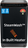 Voltas Beko by A Tata Product 7.5 kg Steam, Hygiene, Jet spray and Invertor motor Fully Automatic Top Load Washing Machine with In-built Heater Black(WTL75VPSGH)