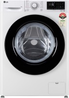 LG 8 kg AI Direct Drive Technology Fully Automatic Front Load with In-built Heater Black, White(FHP1208Z3W)