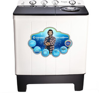Candes 8.5 kg 5 Star Semi Automatic Top Load Black, White(CTPL85PL1SWM)