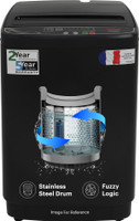 Thomson 7 kg PureWash with Stainless Steel Drum, Magic Filter and Multiple Wash Programs Fully Automatic Top Load Washing Machine Grey(TTL7000S)