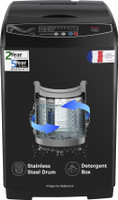 Thomson 10 kg PureWash with Stainless Steel Drum, Magic Filter and Multiple Wash Programs Fully Automatic Top Load Washing Machine Grey(TTL1000S)