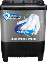 realme TechLife 7.5 kg 5 Star Rating Semi Automatic Top Load Washing Machine Black, Grey(RMSA755NNNDG)