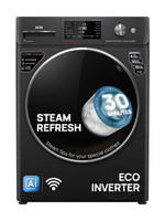 IFB 10 kg 5 Star with Steam Refresh Program, 9 Swirl wash, Eco Inverter, Powered by AI with WiFi Fully Automatic Front Load Washing Machine with In-built Heater Black(EXECUTIVE PLUS BXN 1014KH,EXECUTIVE PLUS BXN 1014KH CMS)